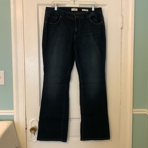 Jessica Simpson Bootcut Dark Wash Jeans Size 16W - Picture 1 of 5